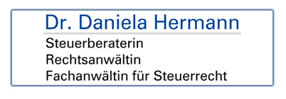 Dr Daniela Hermann Steuerberaterin Rechtsanwältin